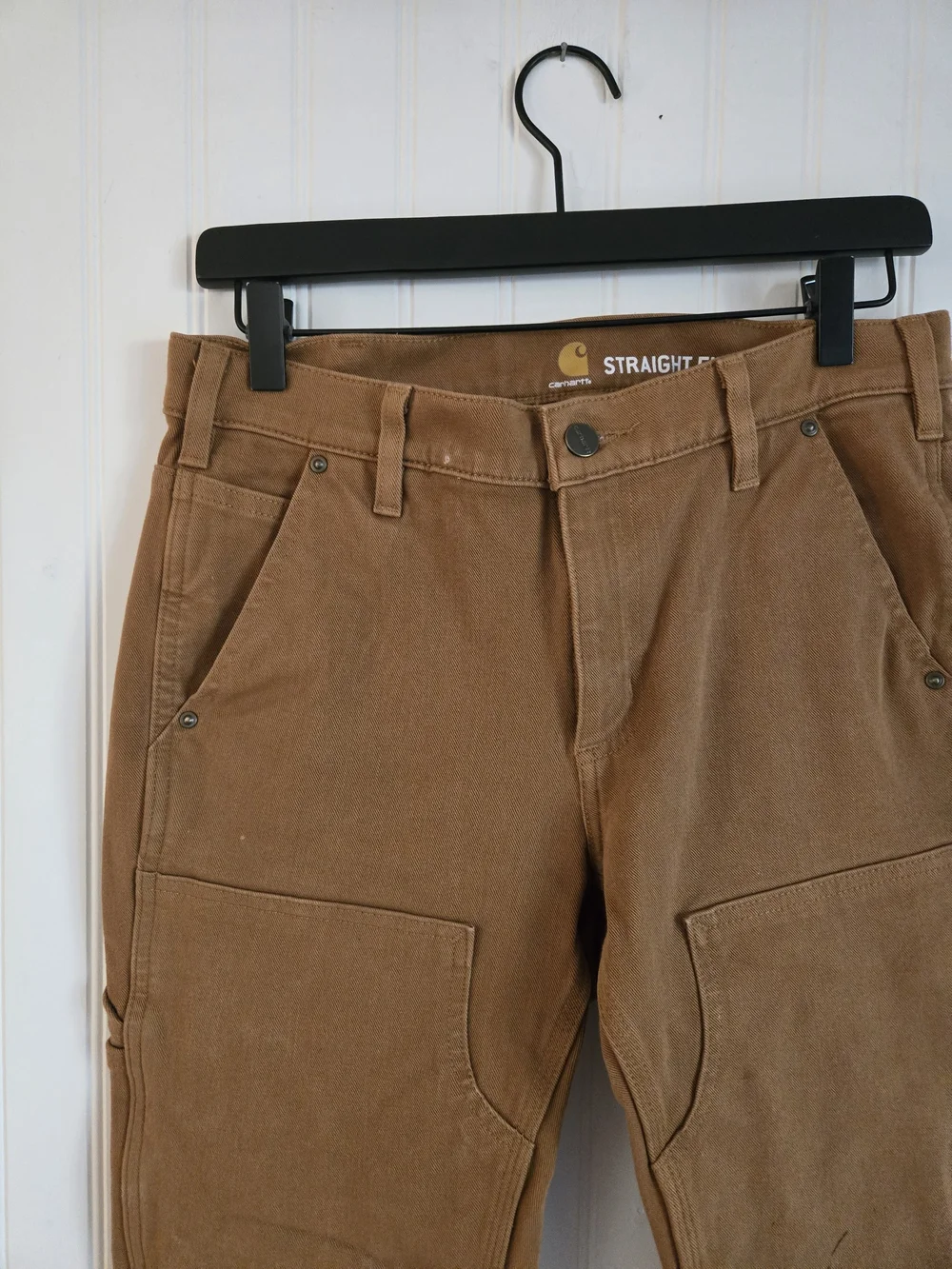 Carhartt Straight Leg Tall Length Classic Brown Work Pants